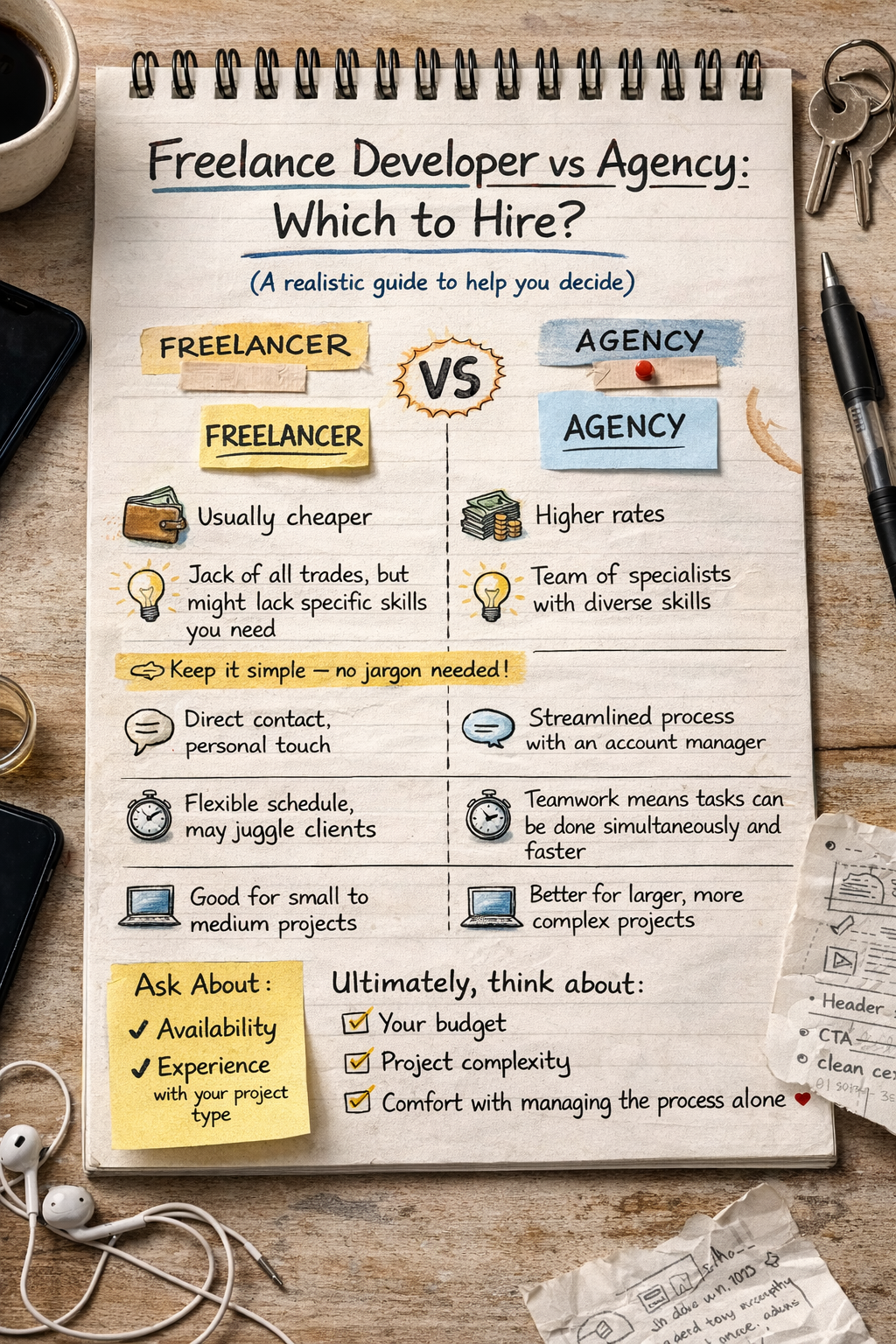 Freelance Developer vs Agency: Which to Hire gallery image 1